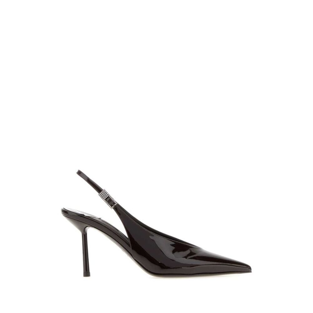 Le Silla Women Brown Leather Chanel Pumps